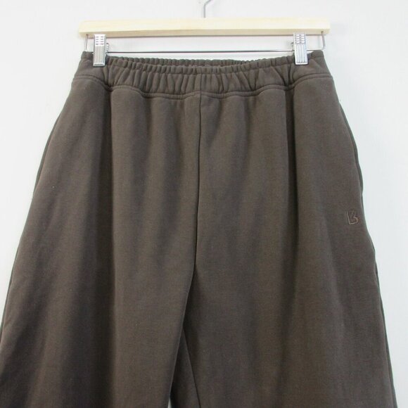 Buffbunny Boyfriend Cloud Jogger Women's Sweatpants S Brown Fleece Lounge 530 - Picture 7 of 13